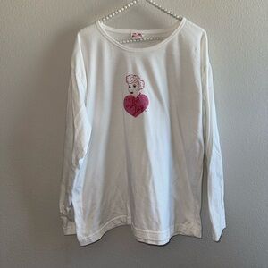 White Long Sleeve I love Lucy shirt